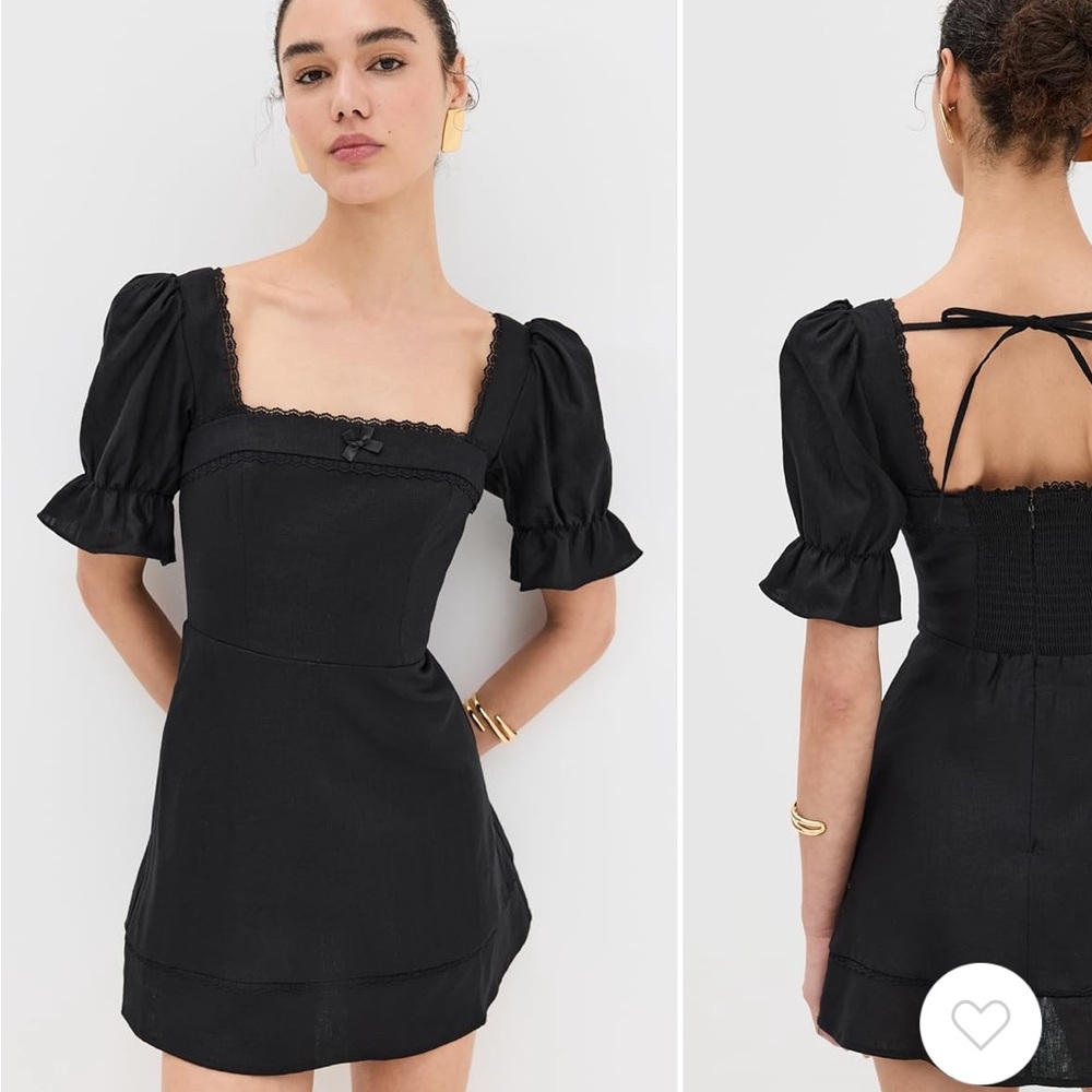 Reformation Evianna Linen Dress Size 6